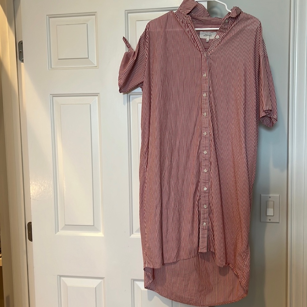 The great oversized button down dress